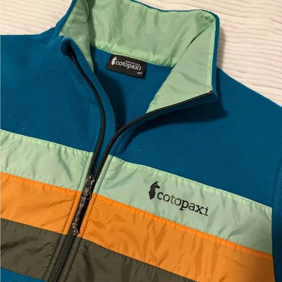 Cotopaxi Blue and Orange Fleece Jacket unisex - Picture 2 of 5